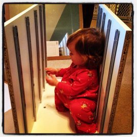 Once she learned the new curse words it was time to let her take over.